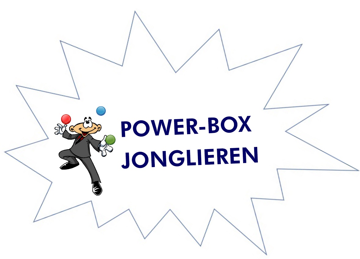 Direkt zur Power-Box Jonglieren